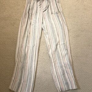 Striped Wide Leg Pants